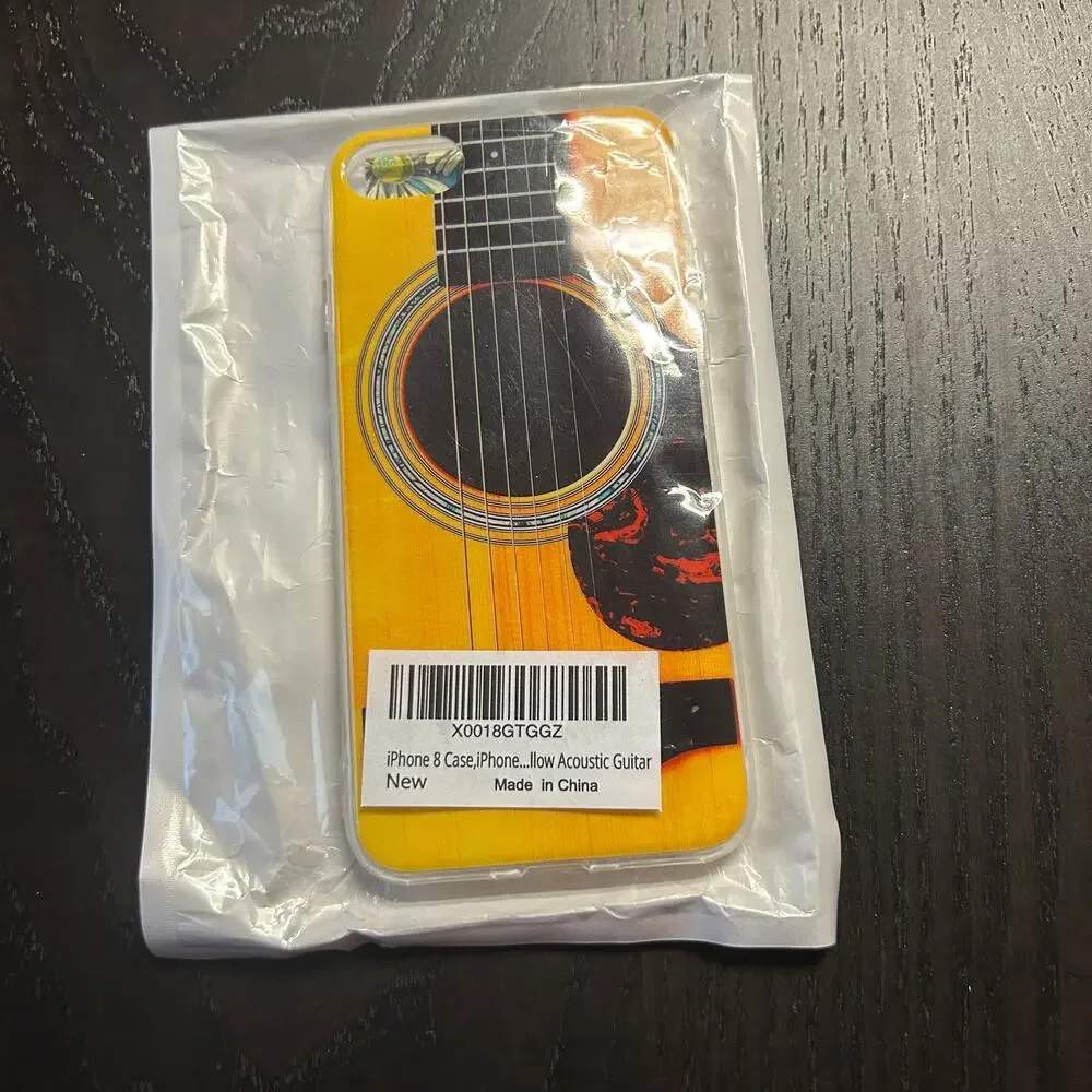 New IPhone 8 Case Acoustic Guitar Phone Case
